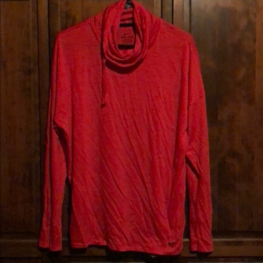 Red Nike Dryfit top